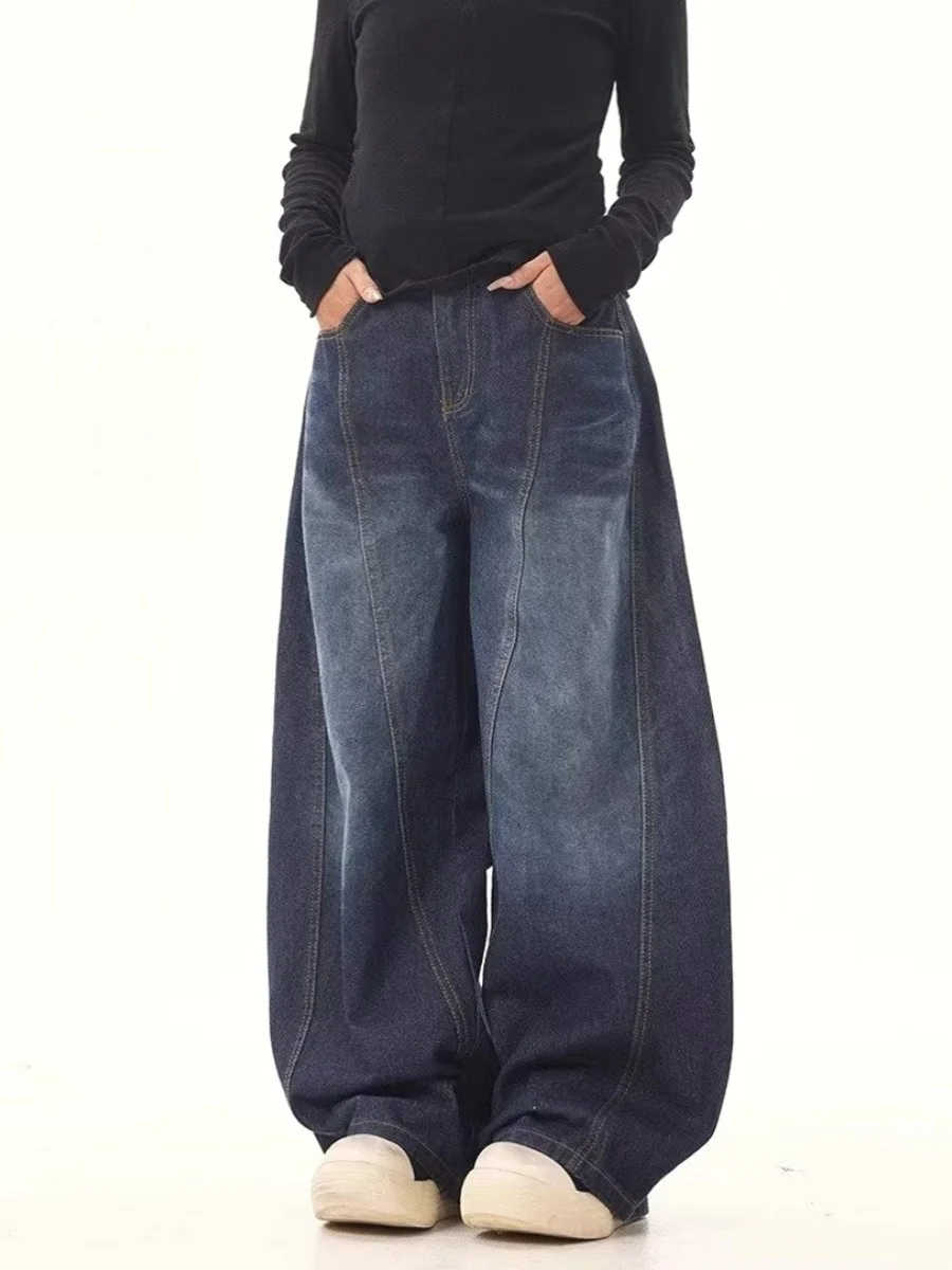 Retro American Knife Jeans Men Women Design Sensation 3D Wide Leg Loose Feeling Dragging Scythe Long Pants
Retro American Knife Jeans Men Women Design Sensation 3D Wide Leg Loose Feeling Dragging Scythe Long Pants
