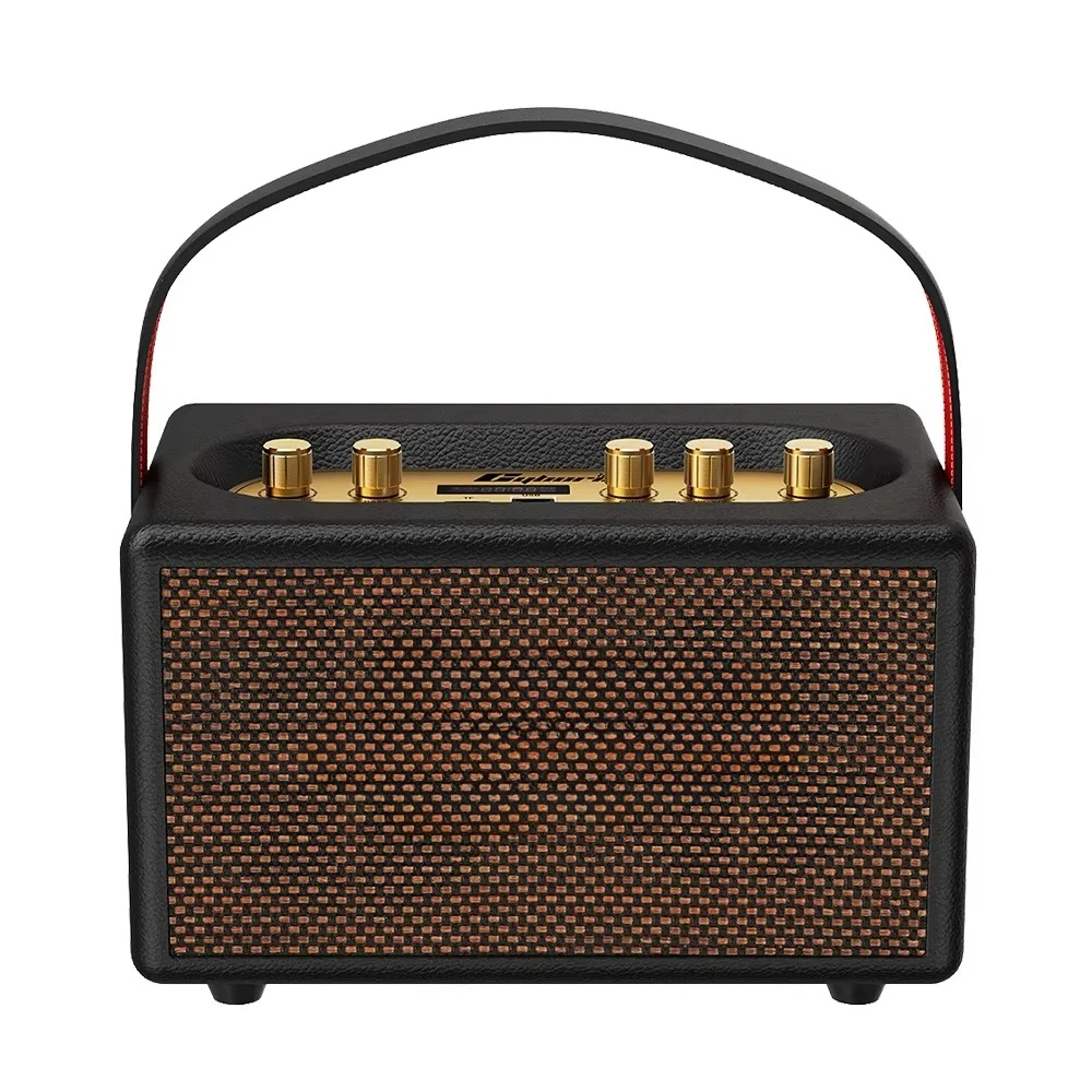 Wood Karaoke 80W Wireless Speaker T9 Leather 5 EQ Switches with 2 UHF Microphone TWS Support U Disk/TF/AUX Mode
Wood Karaoke 80W Wireless Speaker T9 Leather 5 EQ Switches with 2 UHF Microphone TWS Support U Disk/TF/AUX Mode