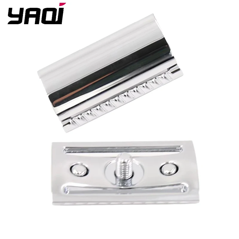 YAQI Chrome Color Scalloped Bar Double Edge Mens Safety Razor Head Men Shaving Products Razor for the Head
YAQI Chrome Color Scalloped Bar Double Edge Mens Safety Razor Head Men Shaving Products Razor for the Head