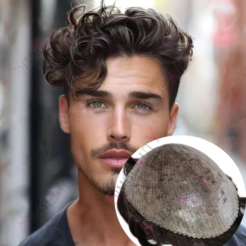 Super Durable Indian Human Hair Male Wig Bald Man Undetectable Thin Skin Base Silicon Toupee Poly Skin Brown Black Hair Prosthes
Super Durable Indian Human Hair Male Wig Bald Man Undetectable Thin Skin Base Silicon Toupee Poly Skin Brown Black Hair Prosthes