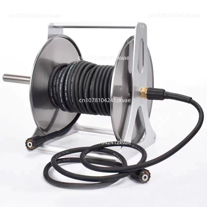 High pressure water pipe storage rack, pipe reel, stainless steel metal car washing machine, steel wire pipe reel
High pressure water pipe storage rack, pipe reel, stainless steel metal car washing machine, steel wire pipe reel