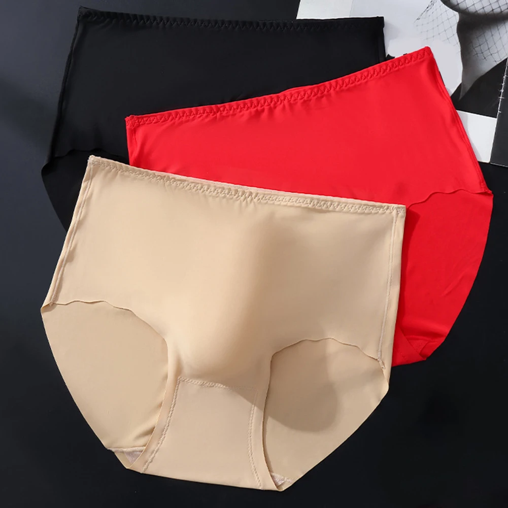 Men Ultra-thin Seamless Ice Silk Plus Size Briefs 3D Bulge Pouch Solid Underwear Sexy Comfortable Mid Waist Underpants For Men
Men Ultra-thin Seamless Ice Silk Plus Size Briefs 3D Bulge Pouch Solid Underwear Sexy Comfortable Mid Waist Underpants For Men