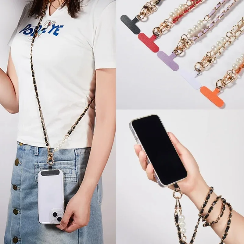 Универсальный ремешок для мобильного телефона с жемчугом, металлическая цепочка для сотового телефона, женский ремешок через плечо для девочек, шейный ремешок с противоугонными чехлами для телефонов, вкладки
Универсальный ремешок для мобильного телефона с жемчугом, металлическая цепочка для сотового телефона, женский ремешок через плечо для девочек, шейный ремешок с противоугонными чехлами для телефонов, вкладки