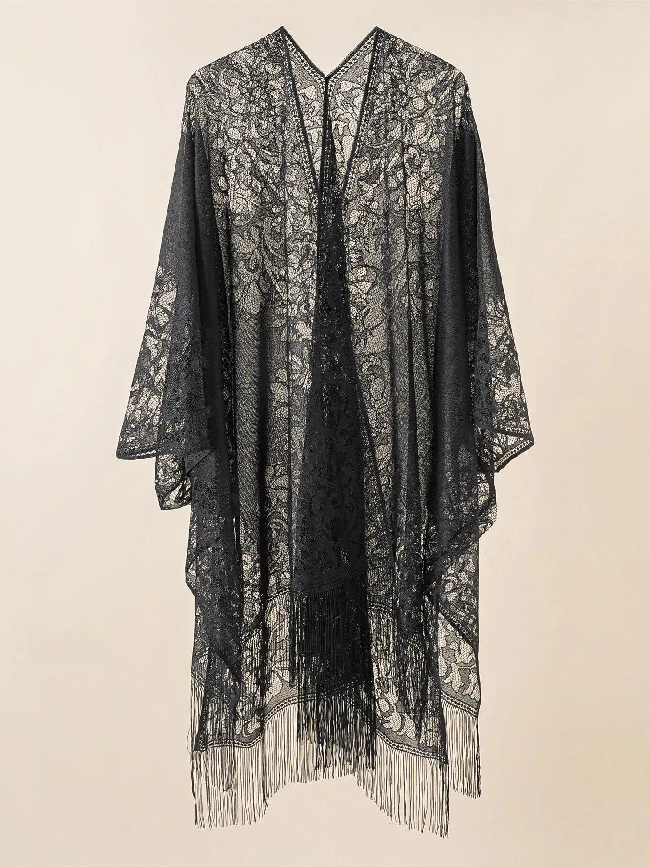 1pc Women's Elegant Hollow Lace Cover Up, Summer Beach Casual Vacation Sun Protection Lace Shawl Coverup
1pc Women's Elegant Hollow Lace Cover Up, Summer Beach Casual Vacation Sun Protection Lace Shawl Coverup