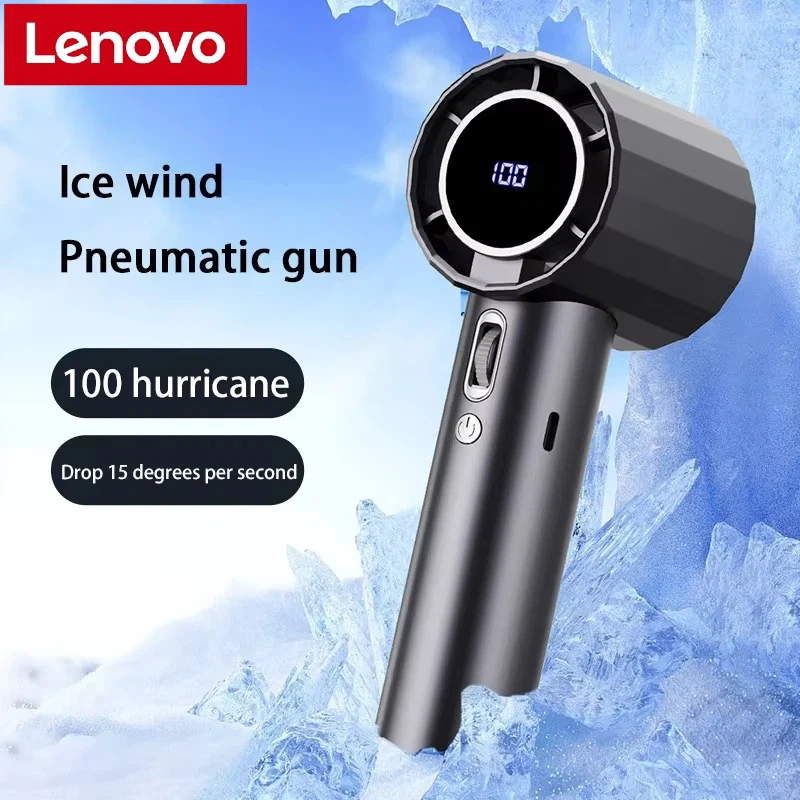Lenovo Portable Refrigeration Fan Handheld Turbo Fan 100 Gears Adjustable USB Rechargeable Mini Personal Fan for Travel Camping
Lenovo Portable Refrigeration Fan Handheld Turbo Fan 100 Gears Adjustable USB Rechargeable Mini Personal Fan for Travel Camping
