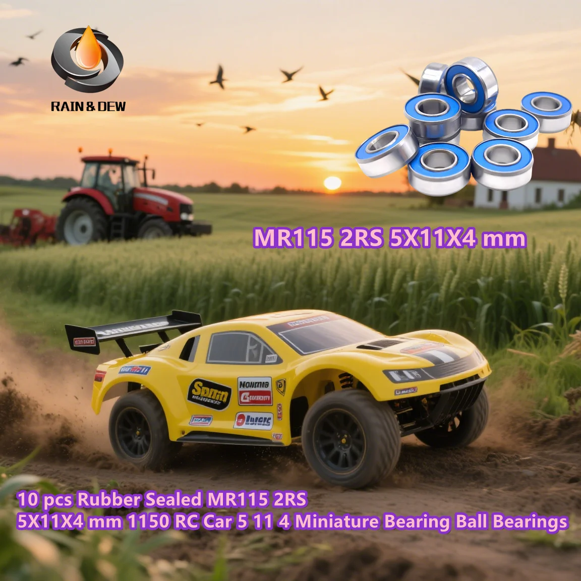 10 шт. резиновые герметичные MR115 2RS 5X11X4 мм 1150 радиоуправляемый автомобиль 5 11 4 миниатюрный подшипник шарикоподшипники 
10 шт. резиновые герметичные MR115 2RS 5X11X4 мм 1150 радиоуправляемый автомобиль 5 11 4 миниатюрный подшипник шарикоподшипники