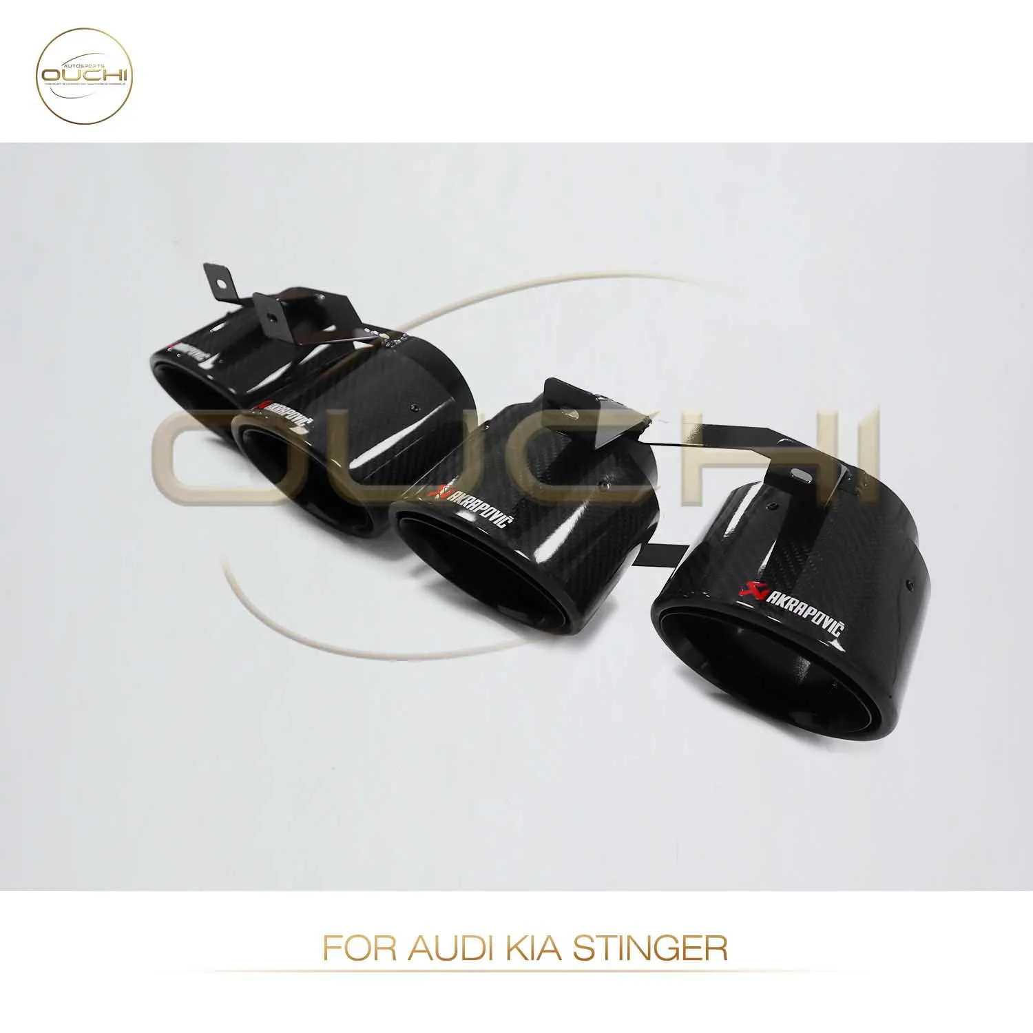 OUCHI Auto Parts Exhaust tips for Kia Stinger Carbon Fiber Quad Exit Rolled Edge Tail tips
OUCHI Auto Parts Exhaust tips for Kia Stinger Carbon Fiber Quad Exit Rolled Edge Tail tips