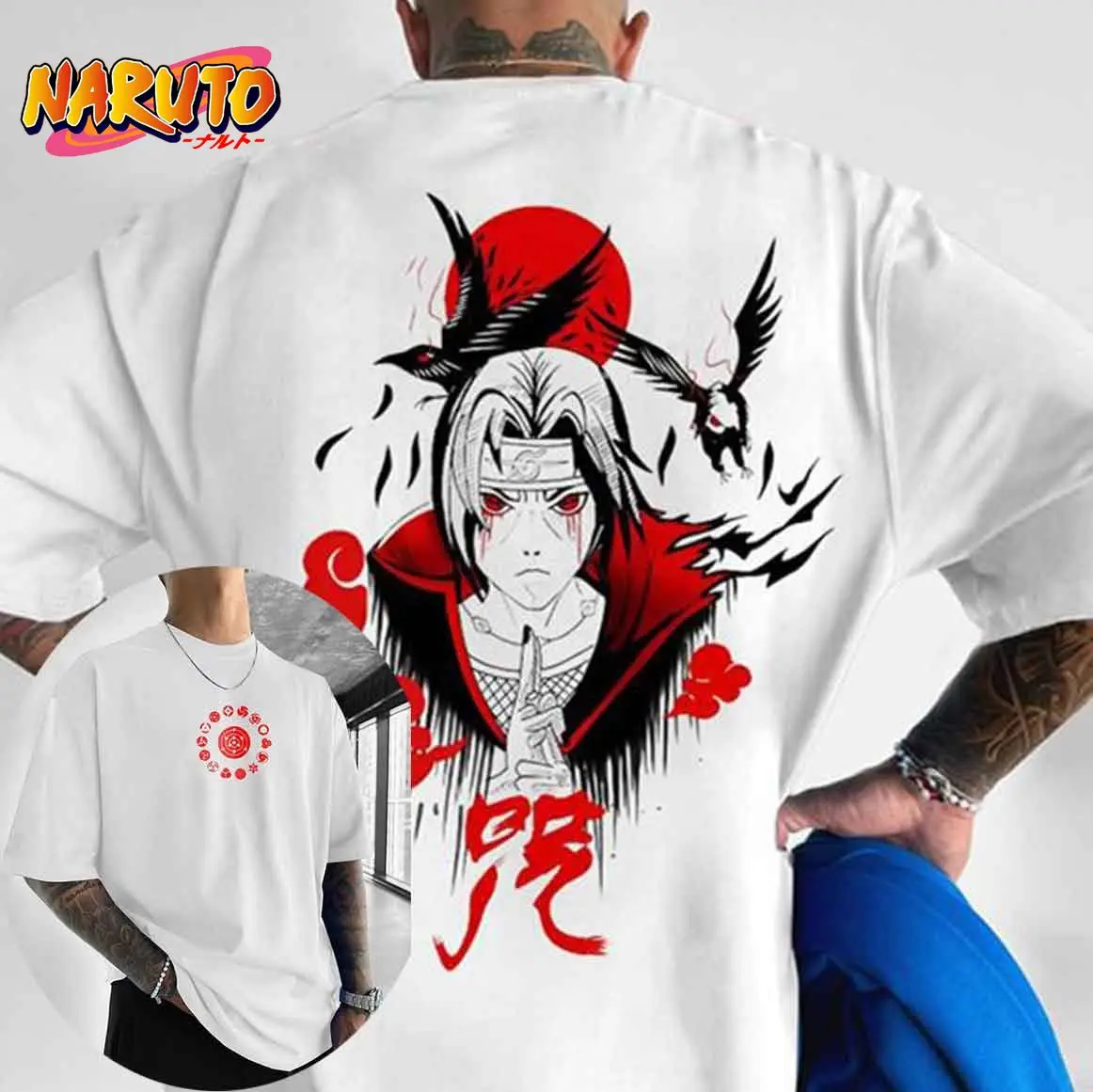 Мужские футболки Наруто с графическим принтом в стиле аниме, летняя одежда Y2k, хлопковая повседневная футболка большого размера с короткими рукавами, уличная одежда, топы в стиле Харадзюку 
Мужские футболки Наруто с графическим принтом в стиле аниме, летняя одежда Y2k, хлопковая повседневная футболка большого размера с короткими рукавами, уличная одежда, топы в стиле Харадзюку