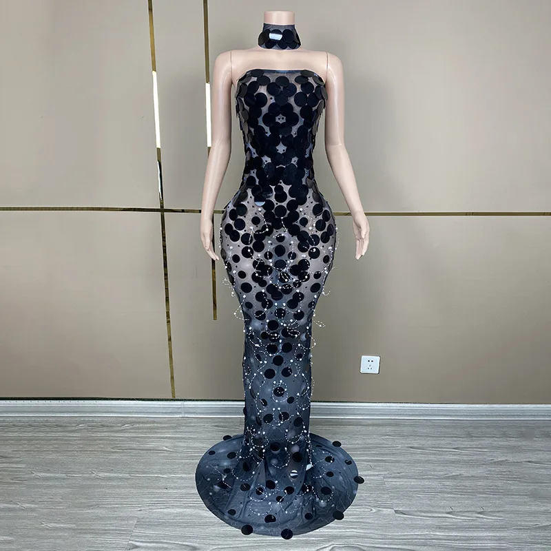 Factory Wholesale Custom Clothing Sequins Sexy Strapless Slim Fishtail Dresses Evening Nightclub Women Dress
Factory Wholesale Custom Clothing Sequins Sexy Strapless Slim Fishtail Dresses Evening Nightclub Women Dress