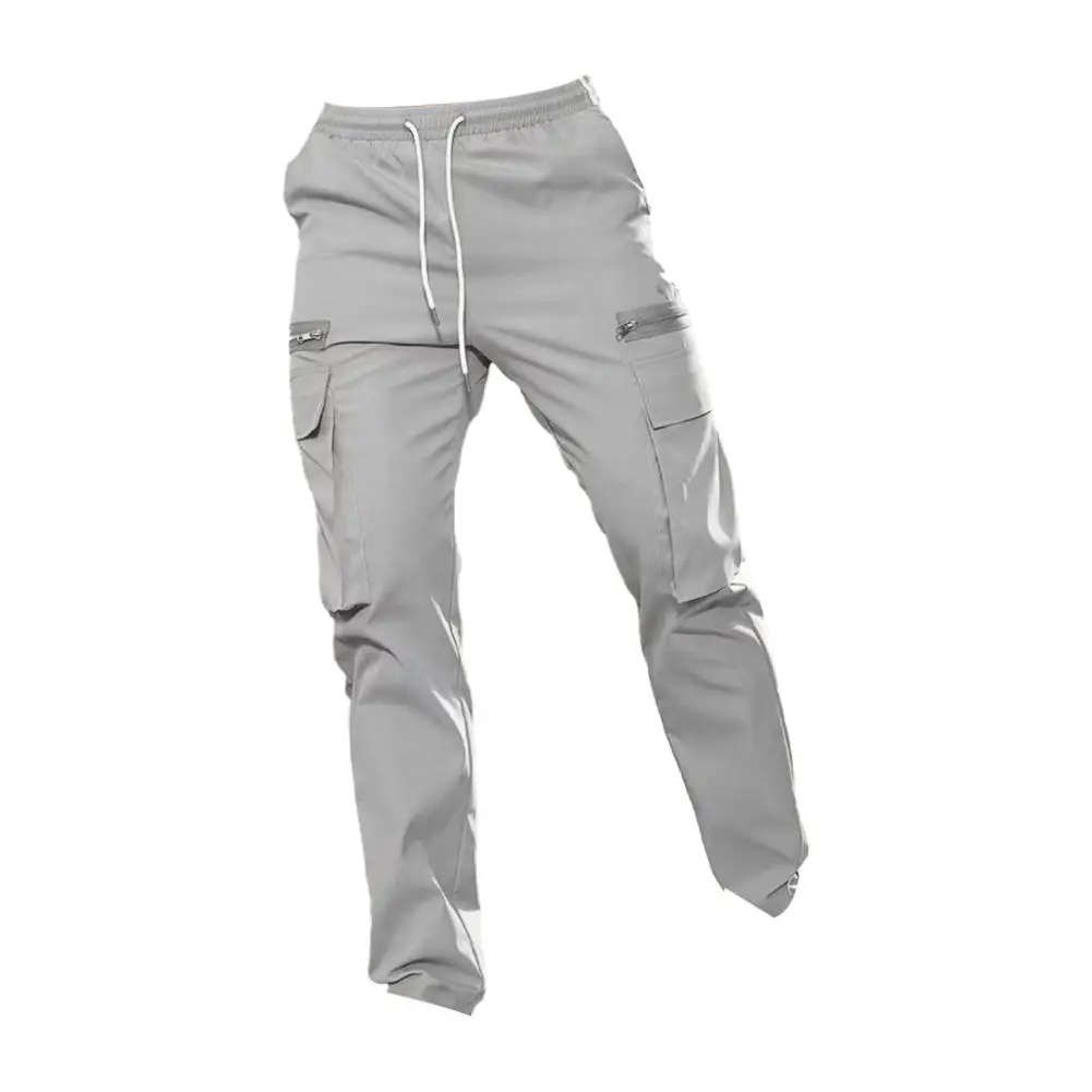 Men Casual Trousers Comfortable Men's Cargo Pants with Drawstring Waist Multiple Pockets Soft Breathable Fabric for Casual Wear
Men Casual Trousers Comfortable Men's Cargo Pants with Drawstring Waist Multiple Pockets Soft Breathable Fabric for Casual Wear