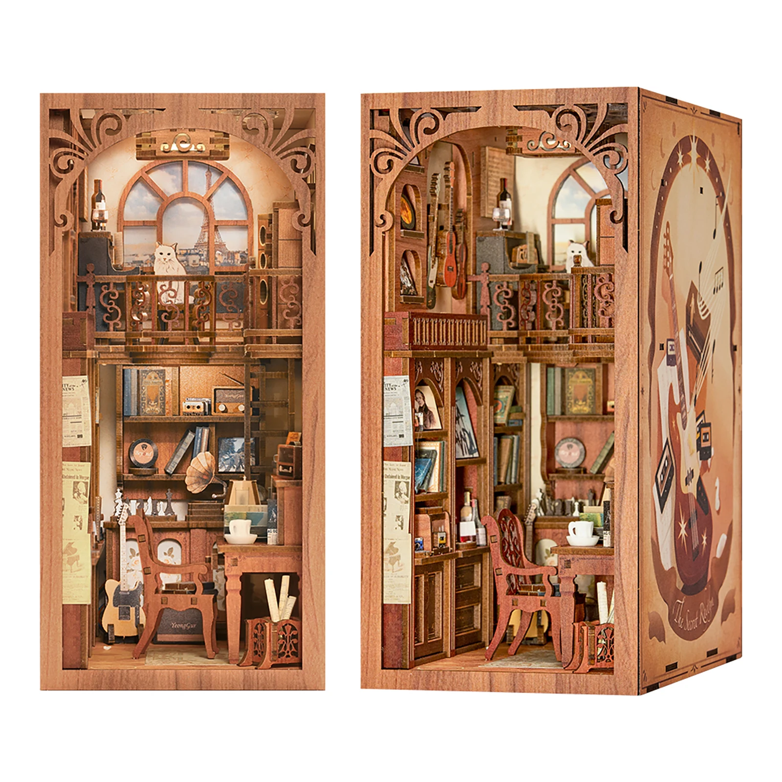 CUTEBEE Book Nook Kit with Dust Cover 3D Wooden Puzzle DIY Dollhouse Miniature House for Adults Bookshelf Decor Handmade Model
CUTEBEE Book Nook Kit with Dust Cover 3D Wooden Puzzle DIY Dollhouse Miniature House for Adults Bookshelf Decor Handmade Model