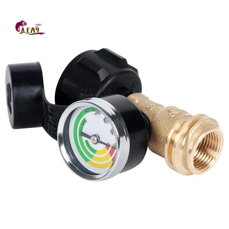 AEA9-манометр для пропанового бака с соединением POL, клапан давления 5-100 фунтов, инструменты для измерения давления в баллоне с пропаном
AEA9-манометр для пропанового бака с соединением POL, клапан давления 5-100 фунтов, инструменты для измерения давления в баллоне с пропаном