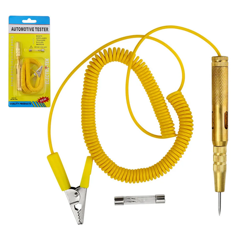 1pc 6-24V Car Voltage Tester Quick Fault Detection Indicator Car Test Pencil Voltage Tester For Testing Fuses Light Sockets
1pc 6-24V Car Voltage Tester Quick Fault Detection Indicator Car Test Pencil Voltage Tester For Testing Fuses Light Sockets