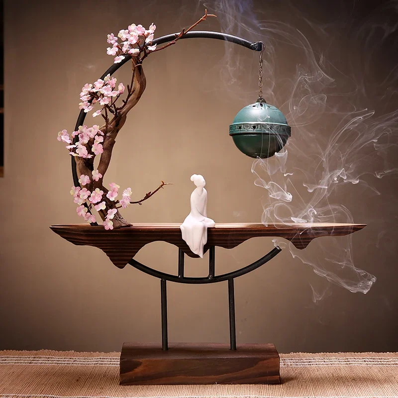 New Chinese Family Flow Back Smoke Waterfall Living Room Office Incense Sticks Creative Teahouse Solid Wood Decoration For Home
New Chinese Family Flow Back Smoke Waterfall Living Room Office Incense Sticks Creative Teahouse Solid Wood Decoration For Home