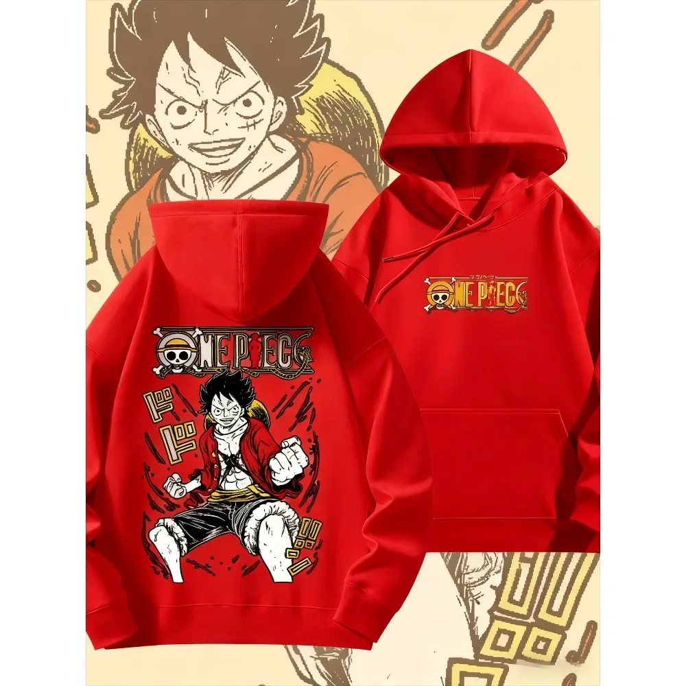 One Piece Anime-related Multi-color Hooded Sweatshirts for Loose Autumn and Winter, Japanese-style for Girls, Boys and Children
One Piece Anime-related Multi-color Hooded Sweatshirts for Loose Autumn and Winter, Japanese-style for Girls, Boys and Children