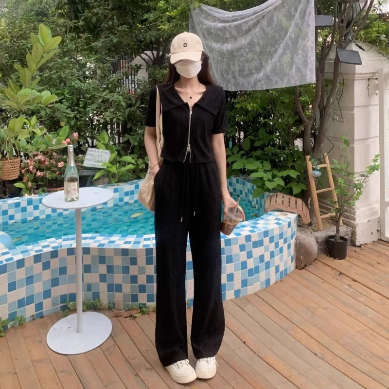 Summer 2025 Trousers Woman Outfit Full Fashion Clothing Wholesale Bulk Y2k Streetwear Luxury Trend Pant Sets for Women 2 Pieces
Summer 2025 Trousers Woman Outfit Full Fashion Clothing Wholesale Bulk Y2k Streetwear Luxury Trend Pant Sets for Women 2 Pieces