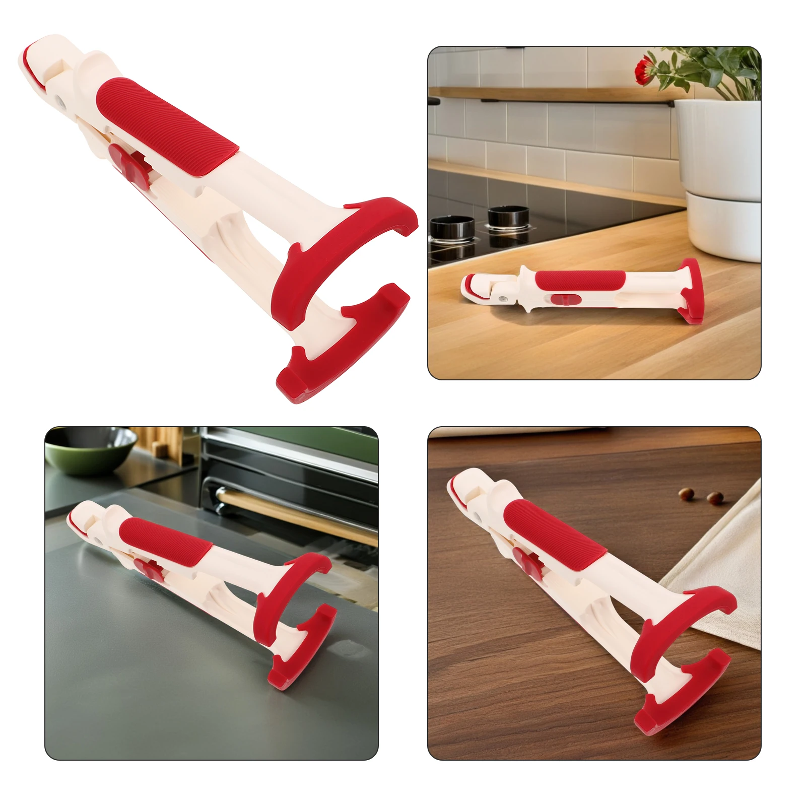 Silicone Anti Scald Dish Clamp Heat Resistant Tongs Ergonomic Grip Red Silicone Pads for Hot Cookware Oven Air Fryer Safe
Silicone Anti Scald Dish Clamp Heat Resistant Tongs Ergonomic Grip Red Silicone Pads for Hot Cookware Oven Air Fryer Safe