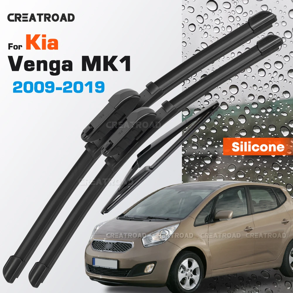 Silicone Wiper Blades Fit For Kia Venga MK1 2009-2019 Coated Silent HD Wear-Resistant Windshield Wipers 26"+14"+12"
Silicone Wiper Blades Fit For Kia Venga MK1 2009-2019 Coated Silent HD Wear-Resistant Windshield Wipers 26"+14"+12"