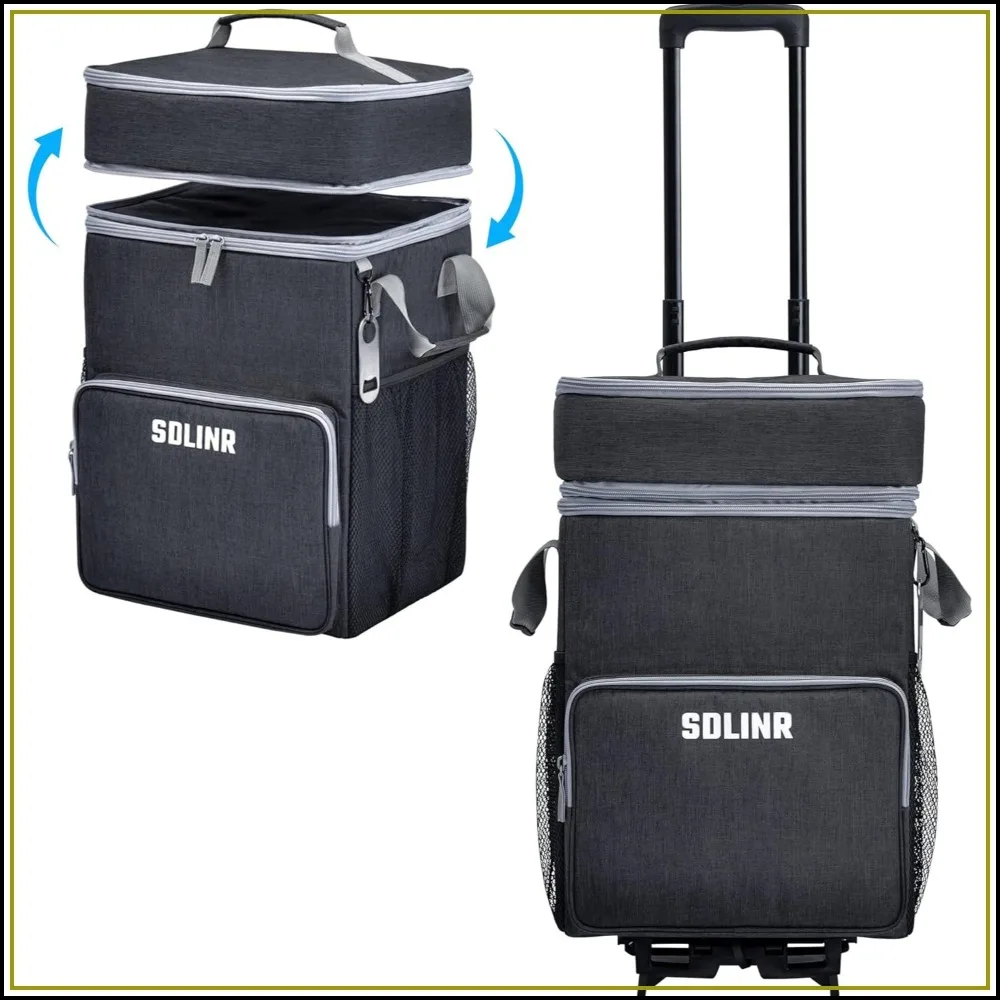 72-Can Large Rolling Cooler, Leakproof Insulated Soft Cooler Bag with Wheels and Handle, Collapsible for Beach Camping Patio Travel
72-Can Large Rolling Cooler, Leakproof Insulated Soft Cooler Bag with Wheels and Handle, Collapsible for Beach Camping Patio Travel