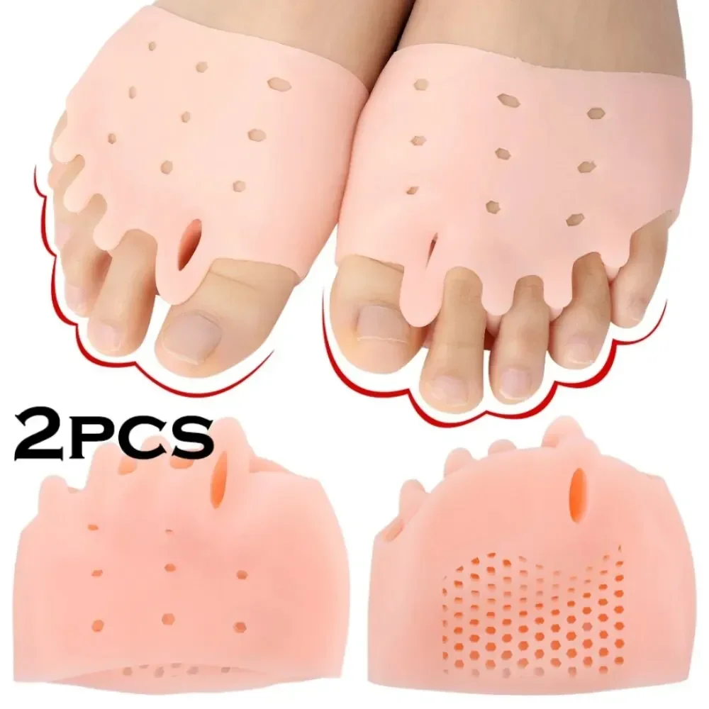 2pcs Forefoot Separator CushionSiliconePads Gel Insoles Pads Toe Pain Relief Insoles Finger Toe Valgus Corrector Gel Pads
2pcs Forefoot Separator CushionSiliconePads Gel Insoles Pads Toe Pain Relief Insoles Finger Toe Valgus Corrector Gel Pads