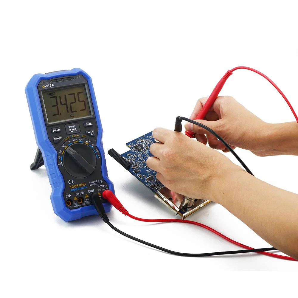 OWON Multimeter OW18A 3 5/6 Handheld Digital Smart Multimeter OW18B with Bluetooth Multimeter
OWON Multimeter OW18A 3 5/6 Handheld Digital Smart Multimeter OW18B with Bluetooth Multimeter