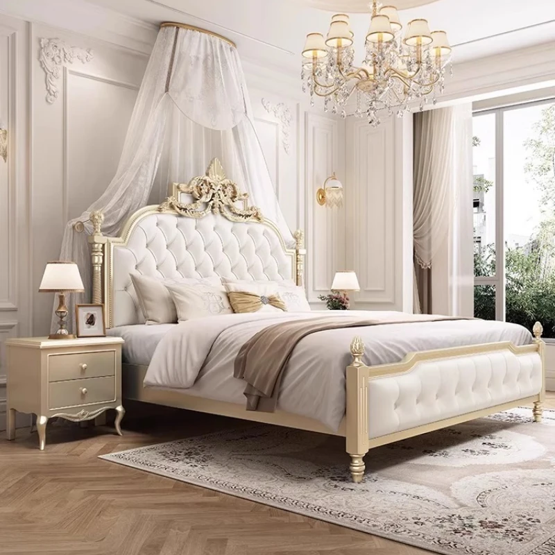 European Simple Bed Princess Children Luxury Modern Bedroom Bed Design Girls Sleeping Mobile Beauty Wooden Cama Salon Furniture
European Simple Bed Princess Children Luxury Modern Bedroom Bed Design Girls Sleeping Mobile Beauty Wooden Cama Salon Furniture