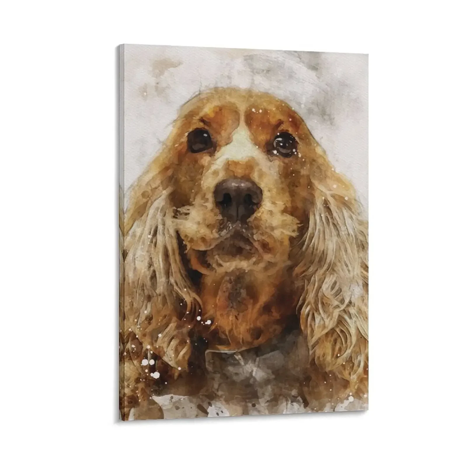 Cocker Spaniel dog watercolour digital portrait Canvas Painting Decor for room aesthetic room room decorations for men wall art
Cocker Spaniel dog watercolour digital portrait Canvas Painting Decor for room aesthetic room room decorations for men wall art