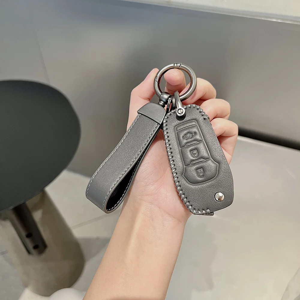 Leather Car Remote Key Case Cover Holder For Ford Figo 2017 Mondeo 5 Ecosport Fiesta Mk8 Everest Ranger Fusion Kuga Escort F150
Leather Car Remote Key Case Cover Holder For Ford Figo 2017 Mondeo 5 Ecosport Fiesta Mk8 Everest Ranger Fusion Kuga Escort F150
