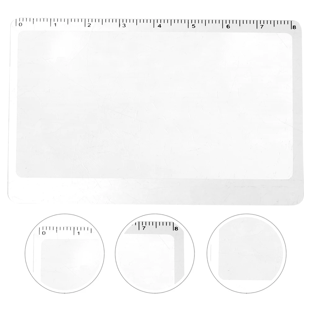 12pcs ultrathin Portable Magnifying Ruler 3X Magnification Reading Newspapers Cards Measuring Pocket Size Lightweight 
12pcs ultrathin Portable Magnifying Ruler 3X Magnification Reading Newspapers Cards Measuring Pocket Size Lightweight
