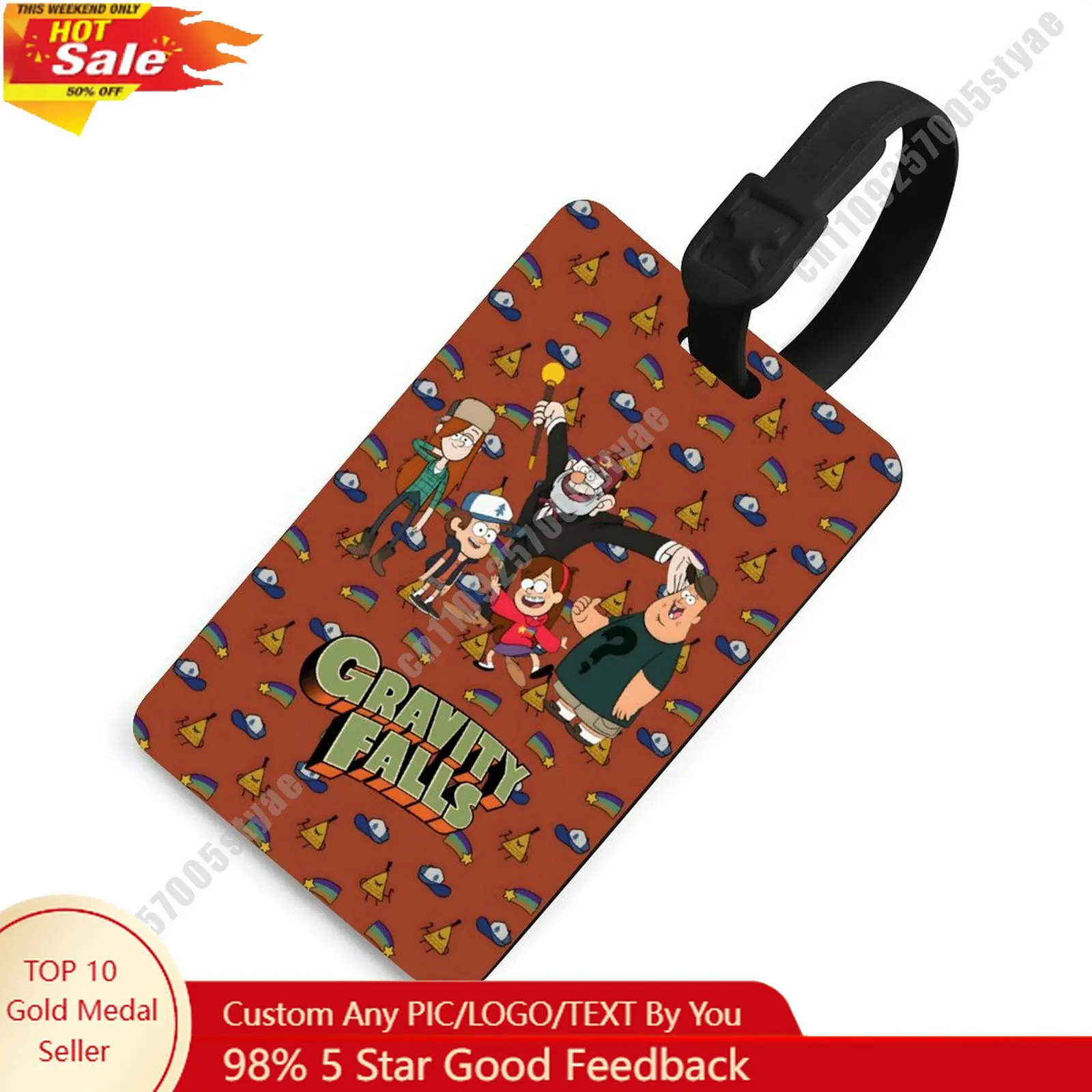 Gravity Falls Luggage Tags Disney Personalized Customized Your Name Phone Number Address Anti Loss Travel Wearable Pendant
Gravity Falls Luggage Tags Disney Personalized Customized Your Name Phone Number Address Anti Loss Travel Wearable Pendant