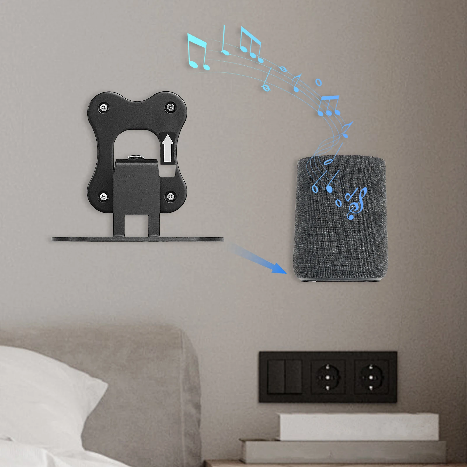 Metal Bracket Suitable for Harman Kardon Enchant Speaker Metal Wall Mount Wall Mount Bracket Home Theatre Accessories
Metal Bracket Suitable for Harman Kardon Enchant Speaker Metal Wall Mount Wall Mount Bracket Home Theatre Accessories