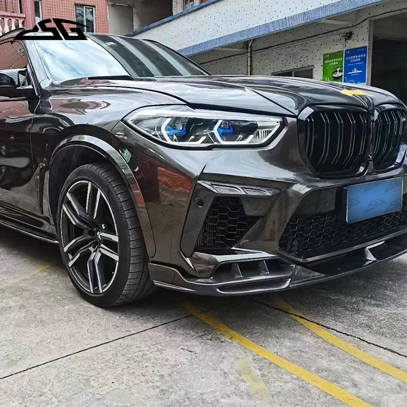For BMW X5M F95 2019+ Carbon Fiber Side Lip Splitter Spoiler Canards Fins Winglet Air Vent Cover Body Kit Car Accessories
For BMW X5M F95 2019+ Carbon Fiber Side Lip Splitter Spoiler Canards Fins Winglet Air Vent Cover Body Kit Car Accessories