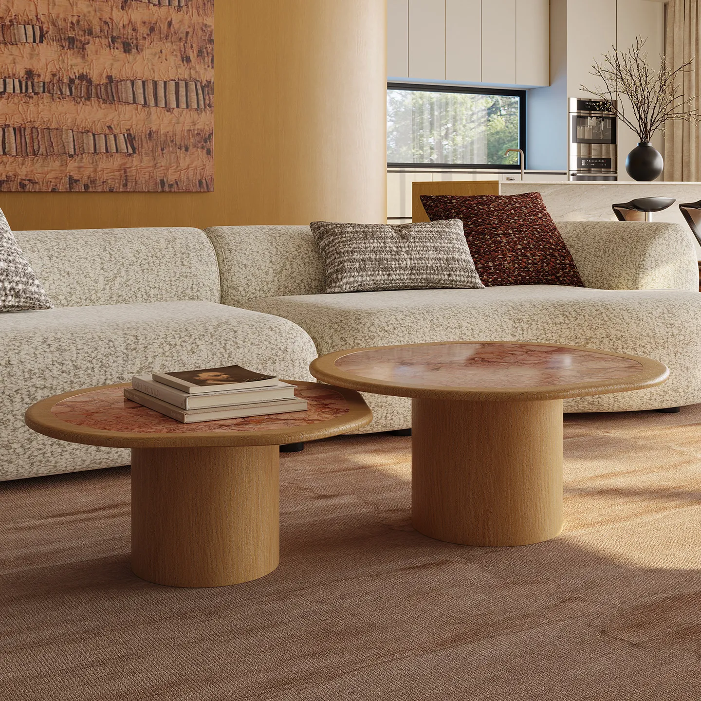 #% Coffee Table Pink Natural Marble Simple Luxury Designer Model For Living Room Home Furniture Set SG088
#% Coffee Table Pink Natural Marble Simple Luxury Designer Model For Living Room Home Furniture Set SG088