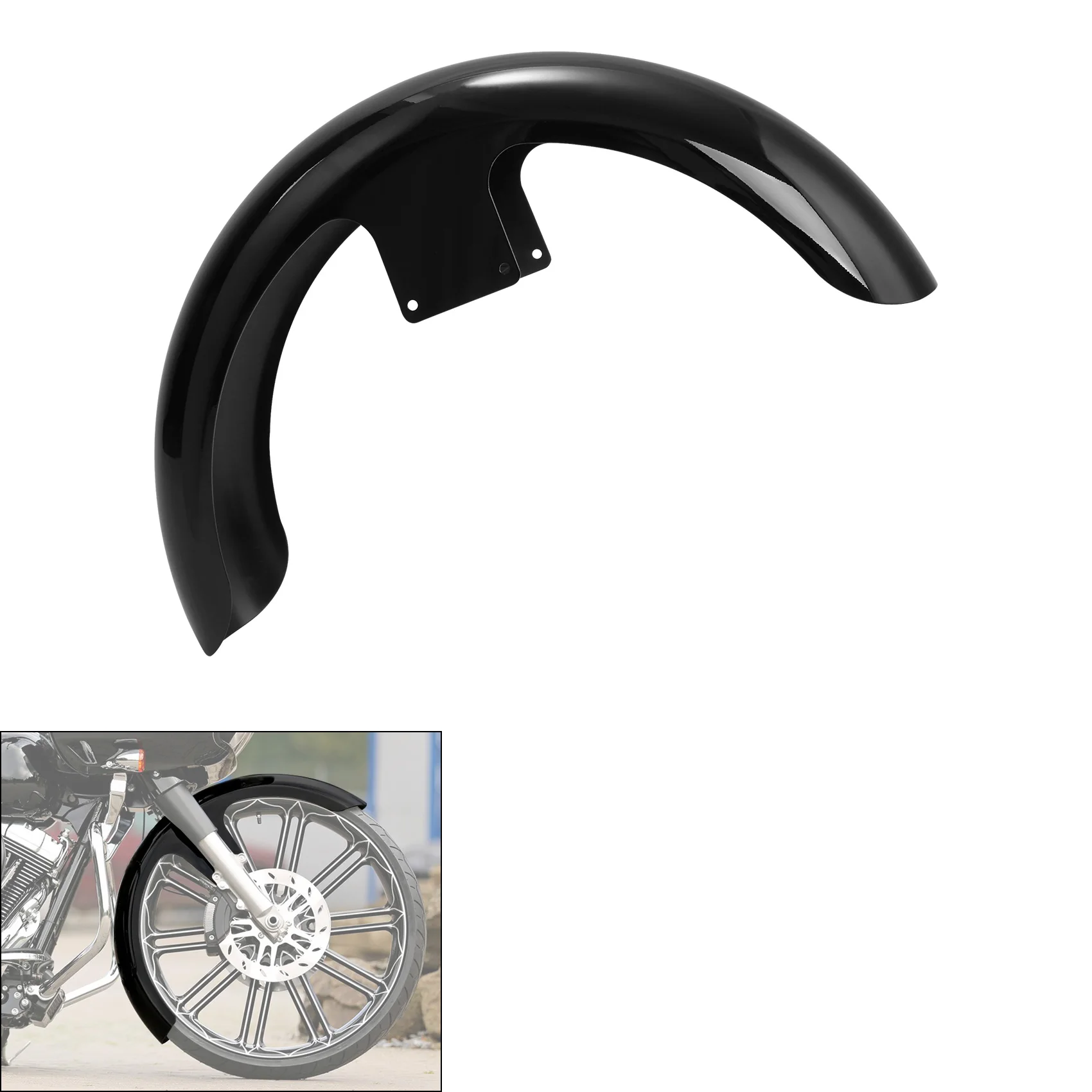 21" Wheel Wrap Front Fender For Harley Touring Road Glide Electra Glide Road King 2014-2024 Motorcycle Accessories
21" Wheel Wrap Front Fender For Harley Touring Road Glide Electra Glide Road King 2014-2024 Motorcycle Accessories