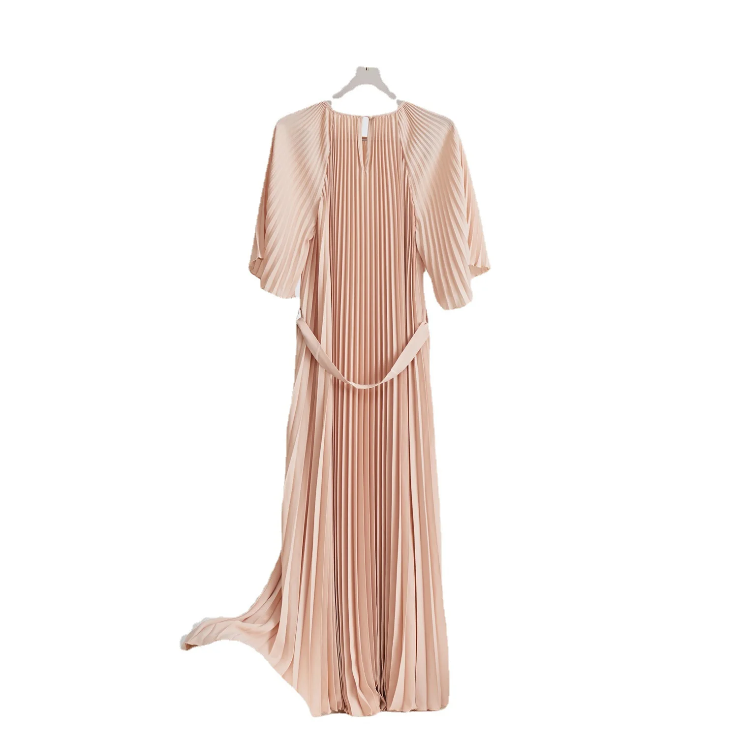 Pleated Dress Women's Fashion 2023 Spring New Loose Size Pleated Design Round Neck Lace-up Dress
Pleated Dress Women's Fashion 2023 Spring New Loose Size Pleated Design Round Neck Lace-up Dress