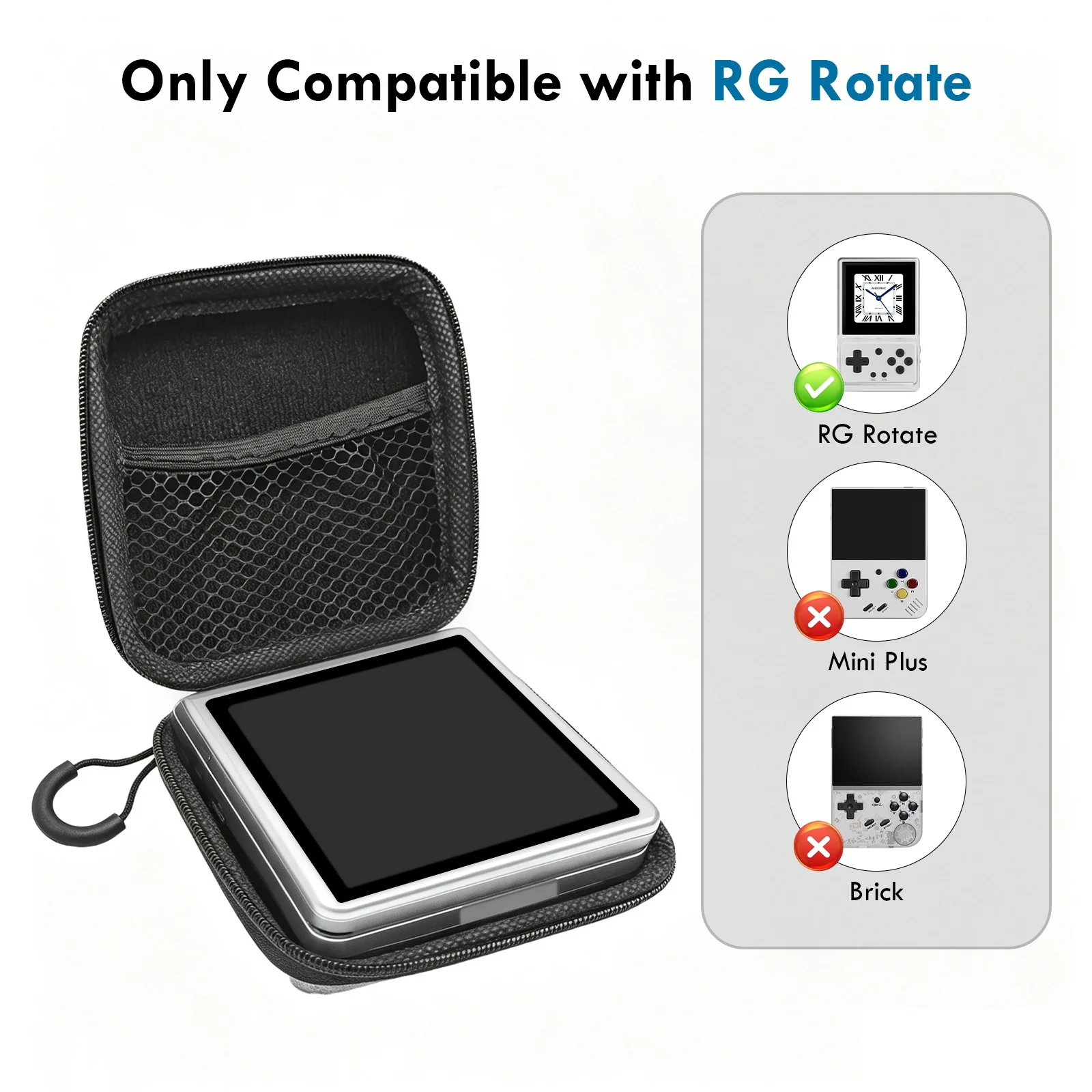 EVA Storage Bag For Anbernic RG Rotate Dustproof Shock-Absorbing Protective Accessory Providing Perfect Storage
EVA Storage Bag For Anbernic RG Rotate Dustproof Shock-Absorbing Protective Accessory Providing Perfect Storage