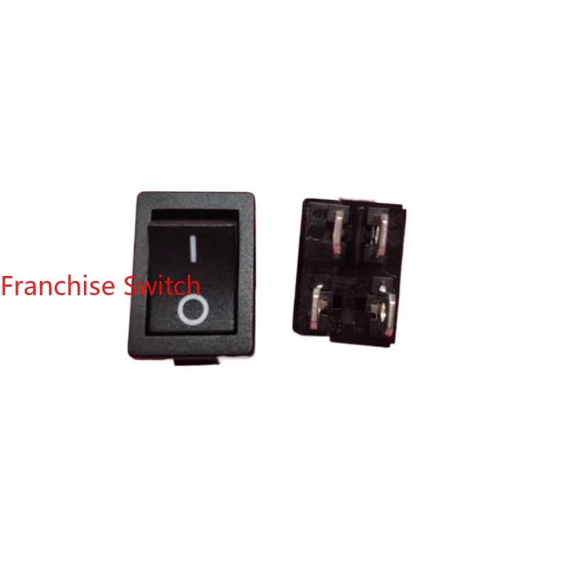 10PCS R13-73 Ship type rocker switch 4 feet 2 gears black, power 15 * 21MM
10PCS R13-73 Ship type rocker switch 4 feet 2 gears black, power 15 * 21MM