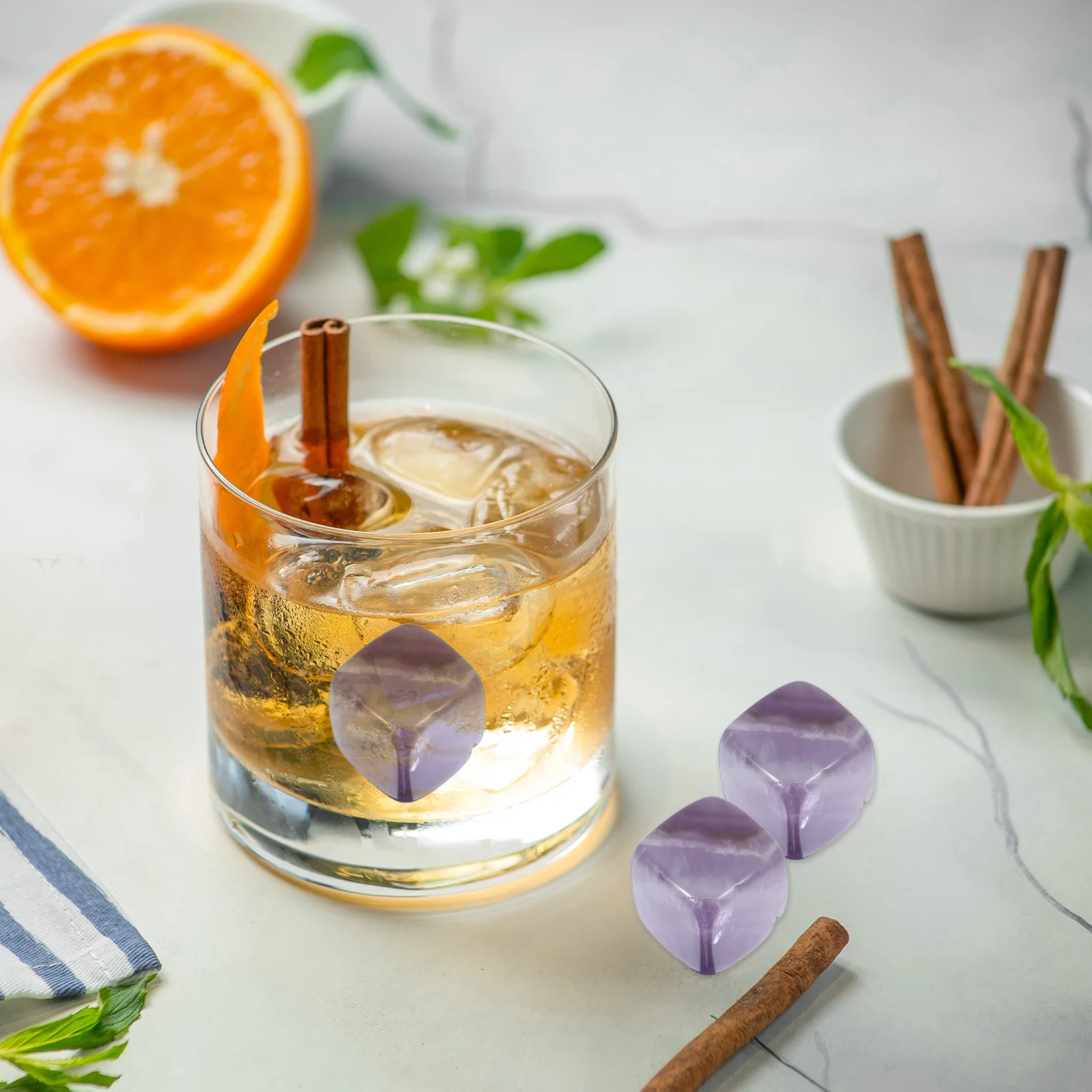 6Pcs Whiskey Stones Crystal Ice Cubes Reusable Stones for Whiskey Wine Drinks Bar Home Use Reusable Ice Cubes Wine Stone
6Pcs Whiskey Stones Crystal Ice Cubes Reusable Stones for Whiskey Wine Drinks Bar Home Use Reusable Ice Cubes Wine Stone