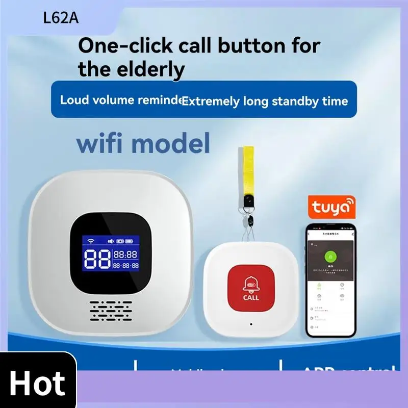 L62A Tuya Smart Wifi SOS Alert System Emergency Call Button Elderly Caregiver Pager For Seniors Patients Home
L62A Tuya Smart Wifi SOS Alert System Emergency Call Button Elderly Caregiver Pager For Seniors Patients Home