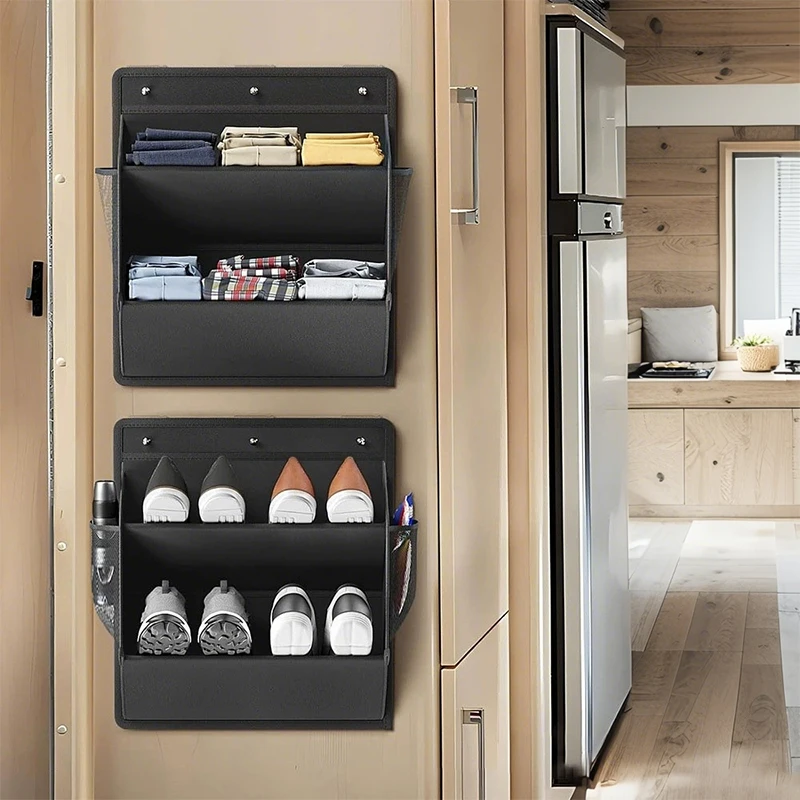 1/2Pcs RV Camper Shoe Organizer Adhesive Backed Deep Pockets Door Rack Wall Mounted for Wardrobe Closet Narrow Space Storage 
1/2Pcs RV Camper Shoe Organizer Adhesive Backed Deep Pockets Door Rack Wall Mounted for Wardrobe Closet Narrow Space Storage