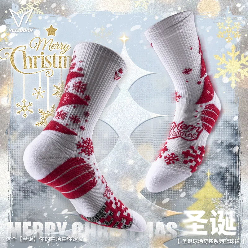 Veidoorn Рождественские компрессионные спортивные носки до середины икры с нескользящей подошвой Санта-Рождественские тематические спортивные носки для мужчин и женщин унисекс
Veidoorn Рождественские компрессионные спортивные носки до середины икры с нескользящей подошвой Санта-Рождественские тематические спортивные носки для мужчин и женщин унисекс