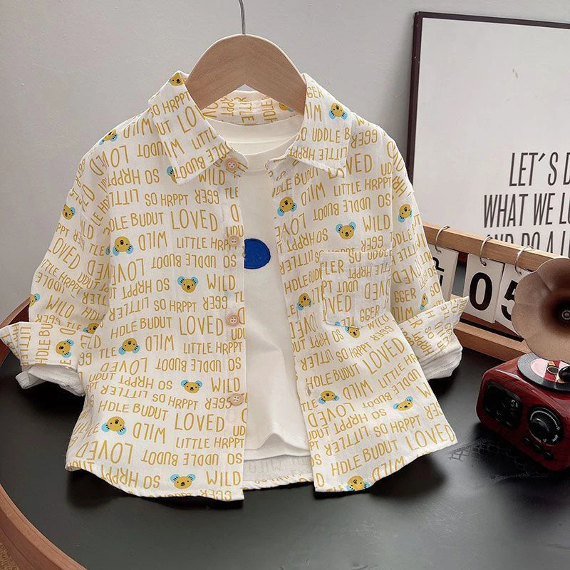IENENS Boy Shirt Clothes Spring Thin Blouses Kids Clothing Toddler Casual Cotton Tops 1 2 3 4 Years Children Long Sleeves Shirt
IENENS Boy Shirt Clothes Spring Thin Blouses Kids Clothing Toddler Casual Cotton Tops 1 2 3 4 Years Children Long Sleeves Shirt