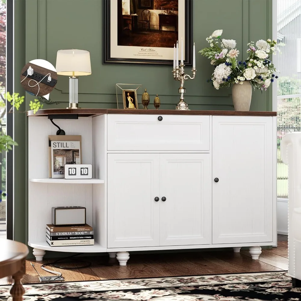 55-дюймовый кофейный бар с розеткой, шкаф для винного бара со стойкой для вина, домашний шкаф для кофе-бара, буфет с полкой для хранения
55-дюймовый кофейный бар с розеткой, шкаф для винного бара со стойкой для вина, домашний шкаф для кофе-бара, буфет с полкой для хранения