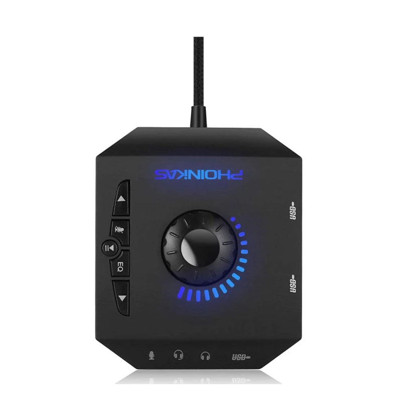 Внешняя стереокарта Phoinikas T10 с мульти-переключателем и штекером для микрофона 3,5 мм
Внешняя стереокарта Phoinikas T10 с мульти-переключателем и штекером для микрофона 3,5 мм