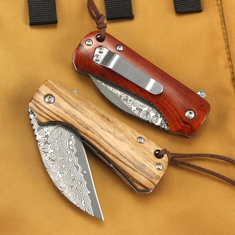 НОВЫЙ карманный нож EDC 60HRC, нож из дамасской стали, деревянная ручка, портативные складные ножи для защиты на открытом воздухе, кемпинга
НОВЫЙ карманный нож EDC 60HRC, нож из дамасской стали, деревянная ручка, портативные складные ножи для защиты на открытом воздухе, кемпинга