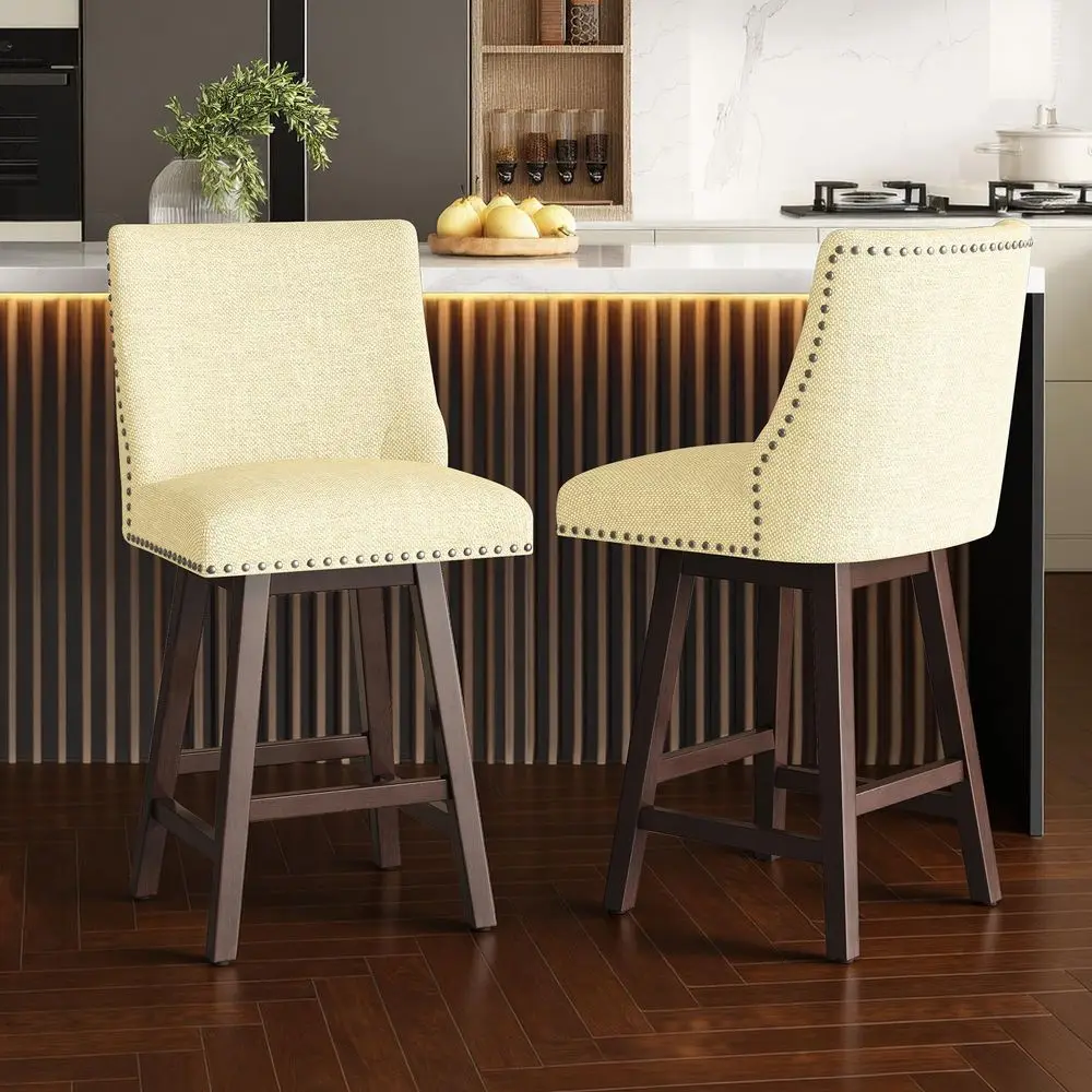 Height Swivel Bar Stools,Bar Stools Set of 2,26 Inch Modern Counter Height Barstools,Kitchen Backs Soft Linen Fabric Upholstere
Height Swivel Bar Stools,Bar Stools Set of 2,26 Inch Modern Counter Height Barstools,Kitchen Backs Soft Linen Fabric Upholstere