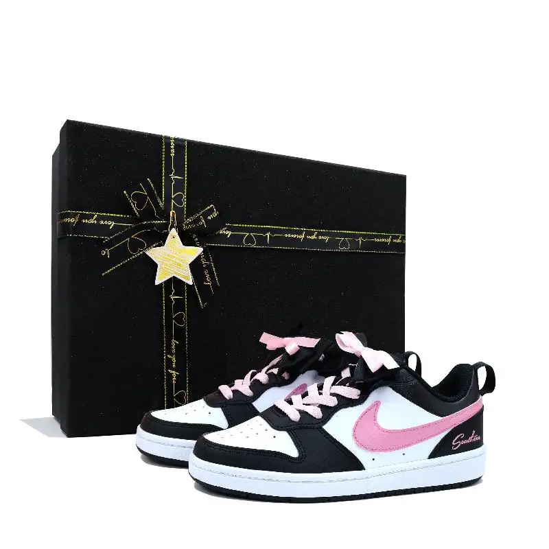 【Customize】Nike Court Borough Skateboarding Shoes Women's Low-top Sneakers shoes bq5448-115
【Customize】Nike Court Borough Skateboarding Shoes Women's Low-top Sneakers shoes bq5448-115