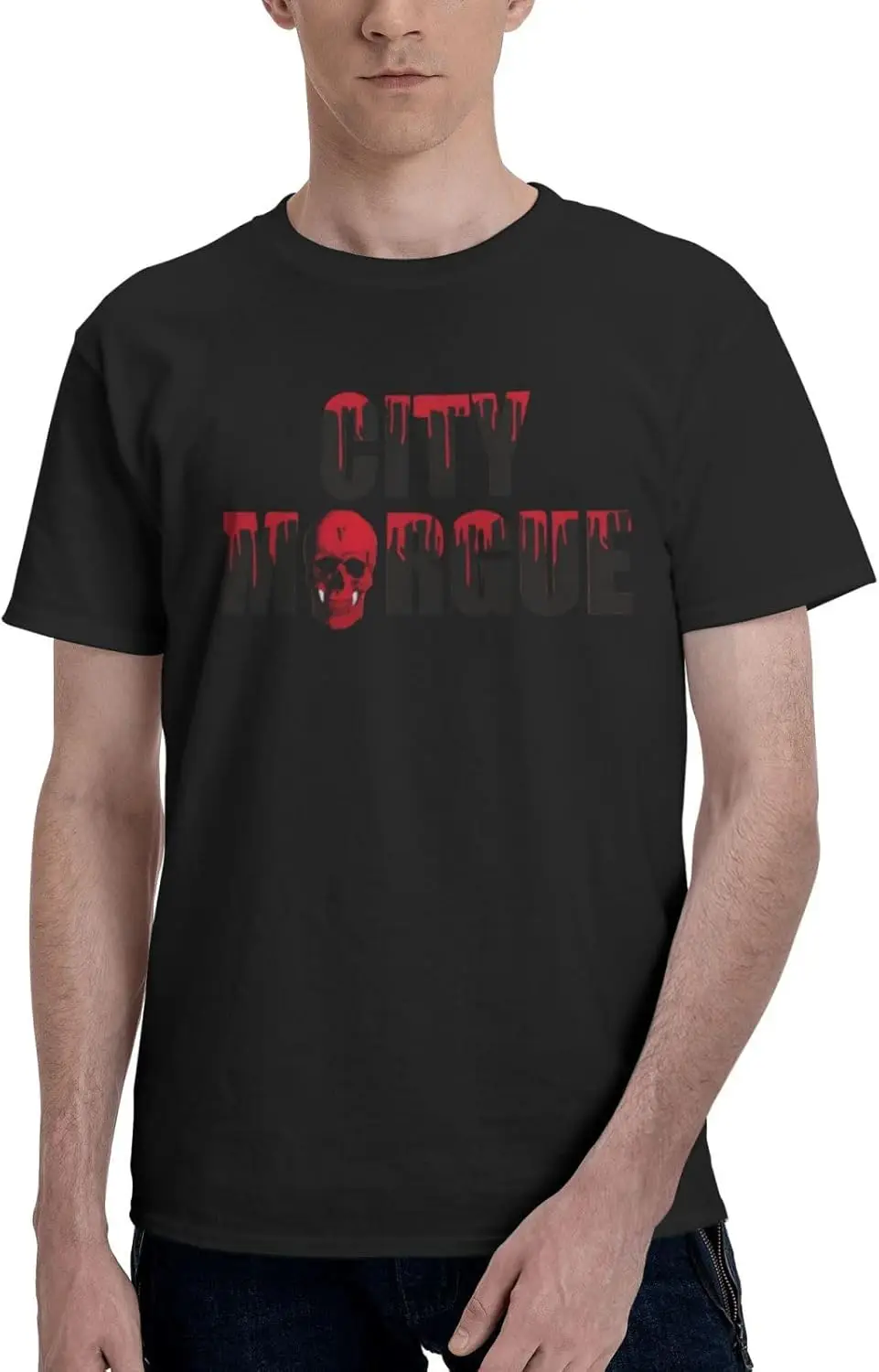 T Shirt Mens Casual Soft Cotton Tee Graphic Round Neckline Short Sleeve Tops Black
T Shirt Mens Casual Soft Cotton Tee Graphic Round Neckline Short Sleeve Tops Black