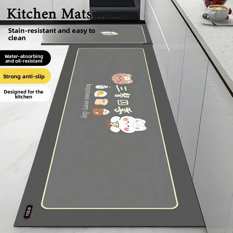 Water Absorbent Kitchen Door Mat Anti-Slip Oil Resistant Silicon Dendroid Easy Clean Home Use Carpet for Kitchen Entrance
Water Absorbent Kitchen Door Mat Anti-Slip Oil Resistant Silicon Dendroid Easy Clean Home Use Carpet for Kitchen Entrance