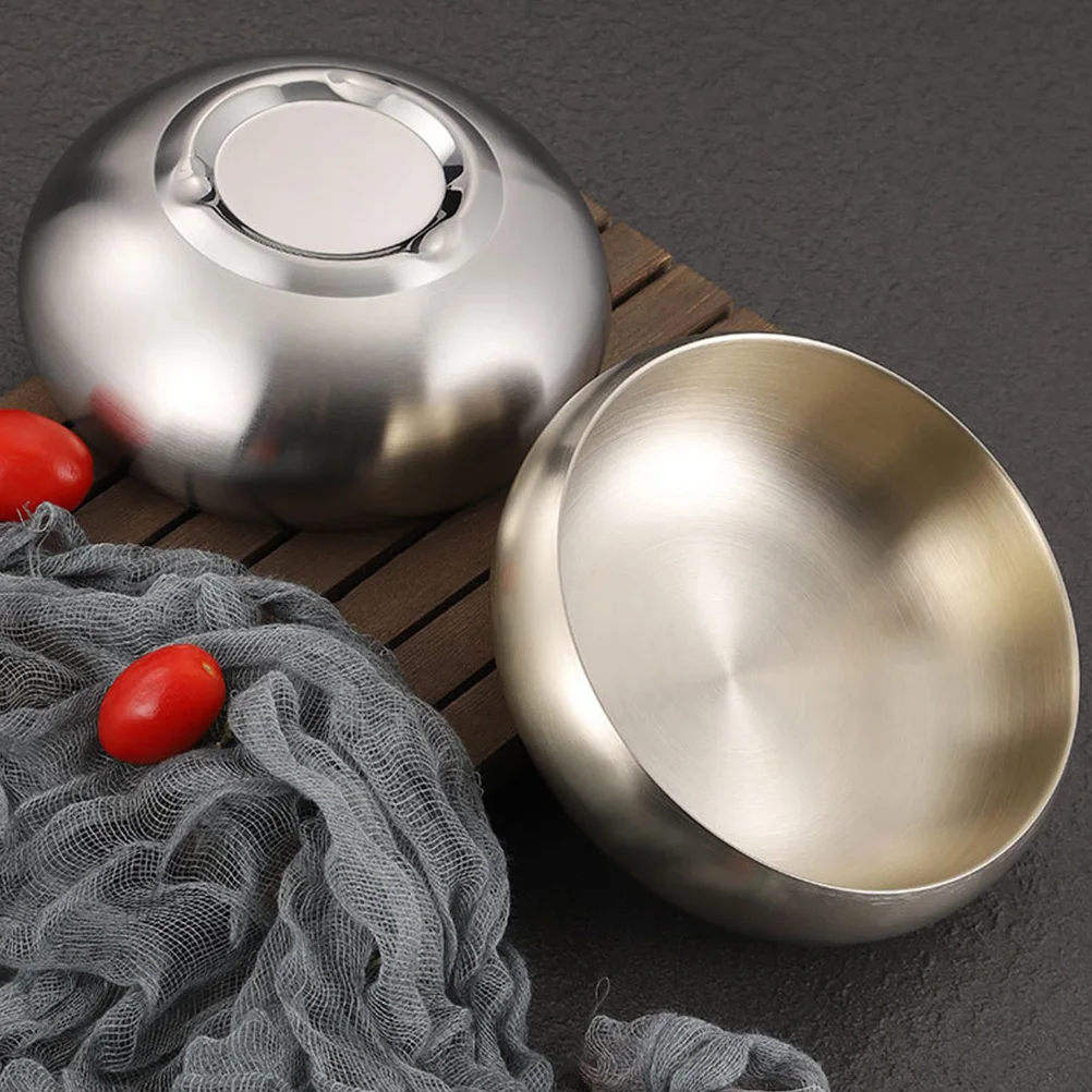 Stainless Steel Rice Bowl Soup Container Kitchen Salad Tableware Noodle Holder Easy Clean Practical Design Food Serving
Stainless Steel Rice Bowl Soup Container Kitchen Salad Tableware Noodle Holder Easy Clean Practical Design Food Serving